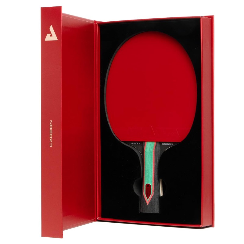 JOOLA Red Carbon Control Table Tennis Bat - Carbon Table