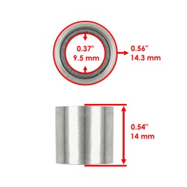 Caltric Primary Clutch Roller and Bushing for Polaris 600 800 Rush Switchback 1321622