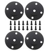 eMagTech 4PCS Hot Shoe Mount Nut Adapter 1/4"-20 Thread Diameter