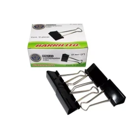 Barrilito 120 Sujeta Documentos 51 Mm (2) Grande Caja C/12 C/u