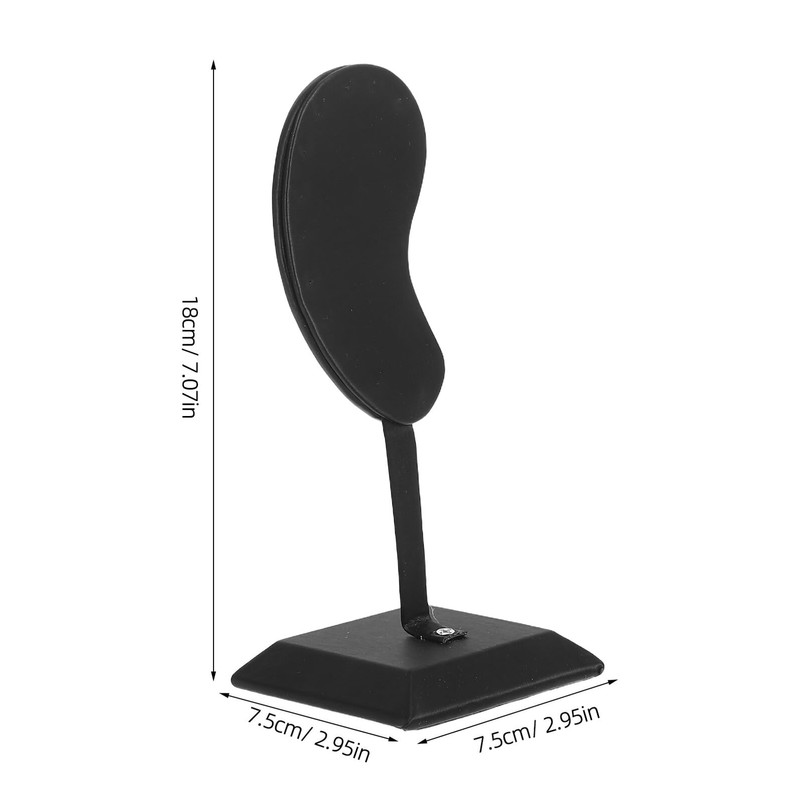 DIYEAH Espositore di orecchini a forma di orecchio nero organizer