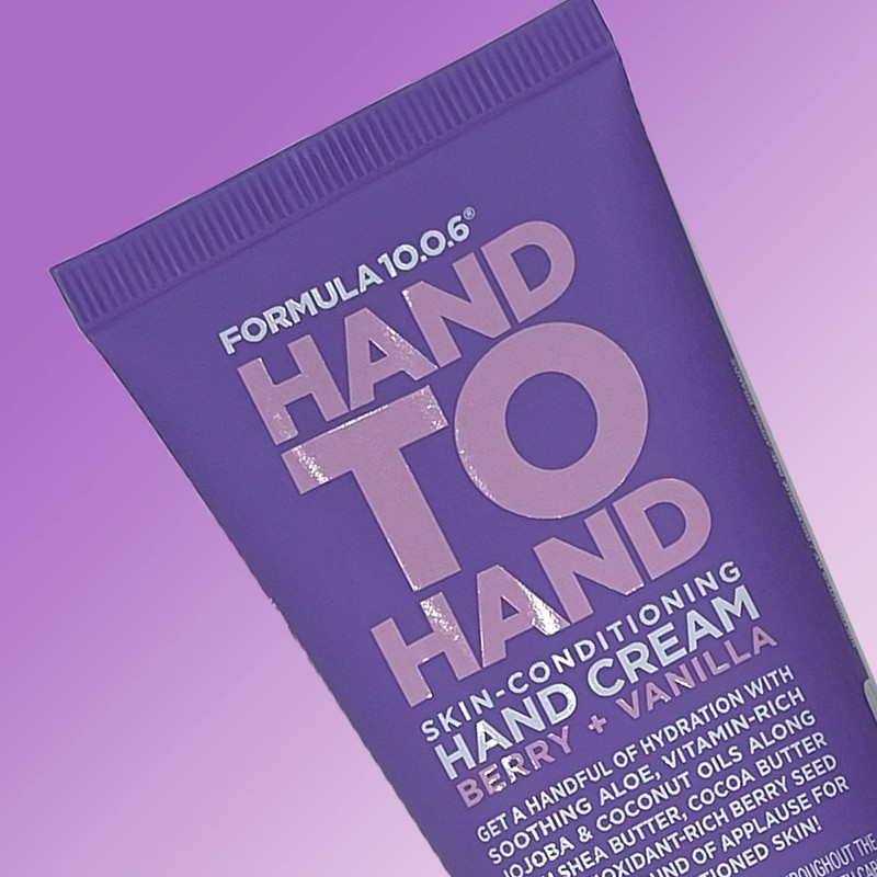FORMULA 10.0.6 Hand To Hand Skin Conditioning Hand Cream Berry-Vanilla