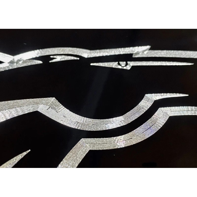 BLVD 3D Engraved Denver Broncos Car Tag Diamond Etched Black