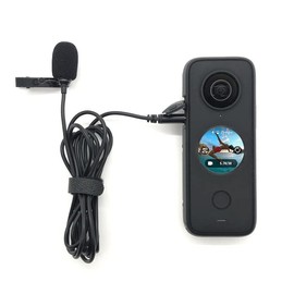 Lavalier Microphone for Insta360 X3 / ONE X2 / ONE RS 1-Inch/ONE RS/ONE R (for Insta360 ONE X2)
