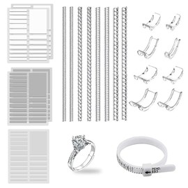 Ring Size Adjuster Set, Ring Reducer Invisible, Ring Size Adjuster, Rings Set Size Sizer, Loose Ring Insert, Rings Invisible Reduction, Cable, No