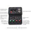 2 Channels Audio Mixer, Audio Interface for PC DJ Mixer