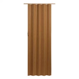 Spectrum Via 48 In. X 80 In. Oak Vinyl Accordion Door with Hardware