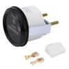 Quartz Hour Meter, 12-36V DC AC 6 Digit Accurate Round
