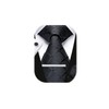 HISDERN Men's Wedding Ties and Pocket Square Tie Plaid Cufflink