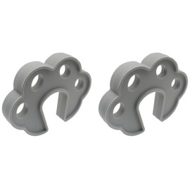 LBTODH 2 PCS Washer Door Stopper Silicone Laundry Door Holder Grey Keep Washer Open Anti Pinch Accessories for Most Dryer Door and Washing Machine Door