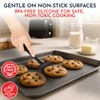 4-Piece Silicone Baking Spatula Set - Rubber Spatulas Silicone Heat