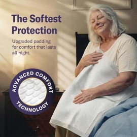 Chucks® MAX+ Hospital Bed Pads Disposable Adult 36 x 36 Incontinence Pads - XXX-Large Pee Pads for Elderly Adults. Extra Heavy Duty Absorbency, Breathable Soft Padded Repositioning Underpads 10-Pack