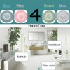 4PCS Hair Catcher Rubber Stopper Shower Drain Covers， for Bathroom,
