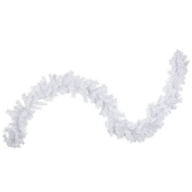 Northlight ICY White Iridescent Spruce Artificial Christmas Garland - 9' x 10" - Unlit