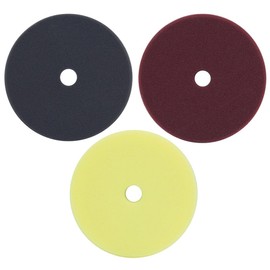 Dino KRAFTPAKET 150 mm polishing pad set, polishing sponges hard/medium/soft with Velcro in cone design 150/165, height 30 mm, for support plate with diameter 150 mm, for eccentric polishing machine