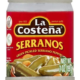 LA COSTENA Pepper Serrano, 7 OZ