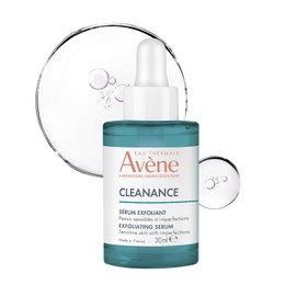 AVENE Cleanance Srum Exfoliante AHA, Anti-imperfecciones, Piel Grasa y Sensible, con cido Lctico y Succnico, 30ml                                     