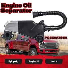 PC3Z-6A785-A Engine Oil Separator Assembly Fits for 2023-2024 Ford F-250 F-350 F-450 F-550 Super Duty 6.7L V8 Diesel PCV CCV Vent Valve Engine, Replaces PC3Z6A785A