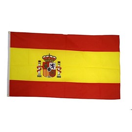 Flag Spain – 150 x 250 cm + Free Sticker, XXL Flag of Flaggenfritze®