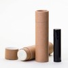 1.5 OZ Kraft Brown Paperboard Cosmetic/Lotion/Lip Balm/Deodorant Tubes (12)
