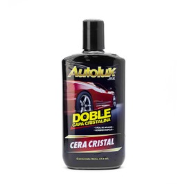 Cera para auto CRISTAL AUTOLUK 473 ml libre de solventes doble brillo con carnauba