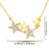 KITEENAL Star Necklace for Girls Women - Sterling Silver Adjustable