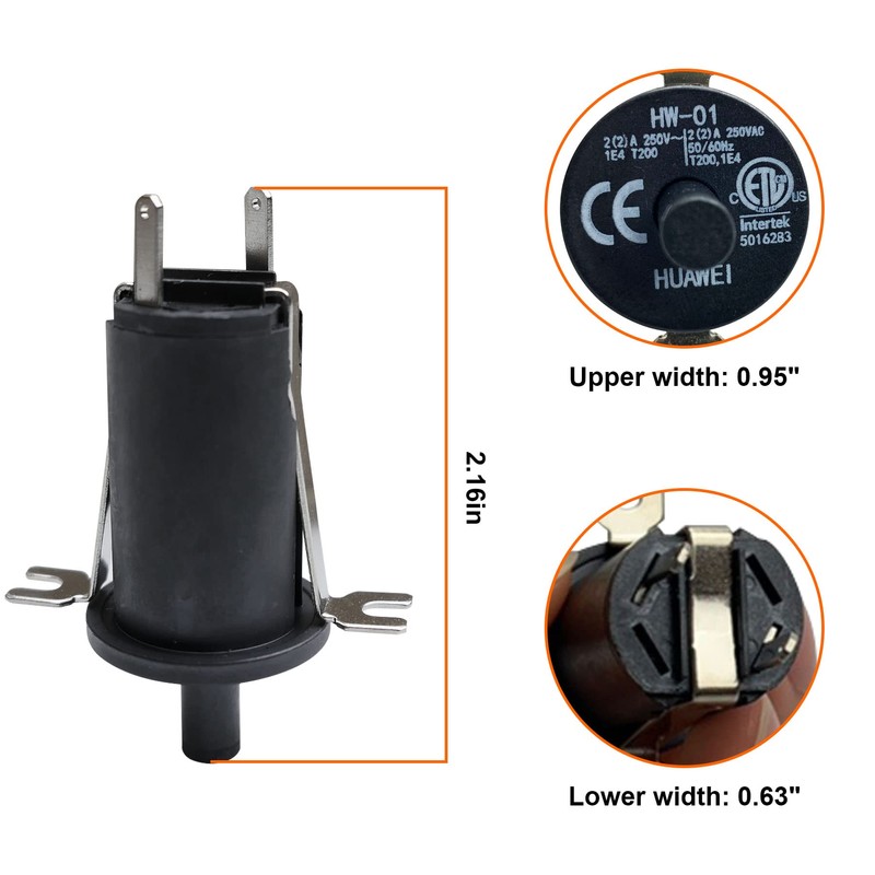 Hopper Lid/Door Switch Kit Fit for Masterbuilt Gravity Series 560