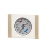 Infraworld Climate Meter with Glass Wooden Frame in Aspen Sauna