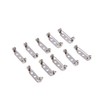 Estink 50 Pieces Brooch Pins, Silver Bar Pins Brooch Pin