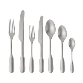 English Fiddle Vintage, 7 Piece Cutlery Place Setting. Made from Stainless Steel. Dishwasher Safe.