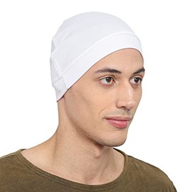 BISMAADH Multi-Purpose Cap Beanie Sleep Hats Stretchy Helmet Liner Running Headwear for Men Women