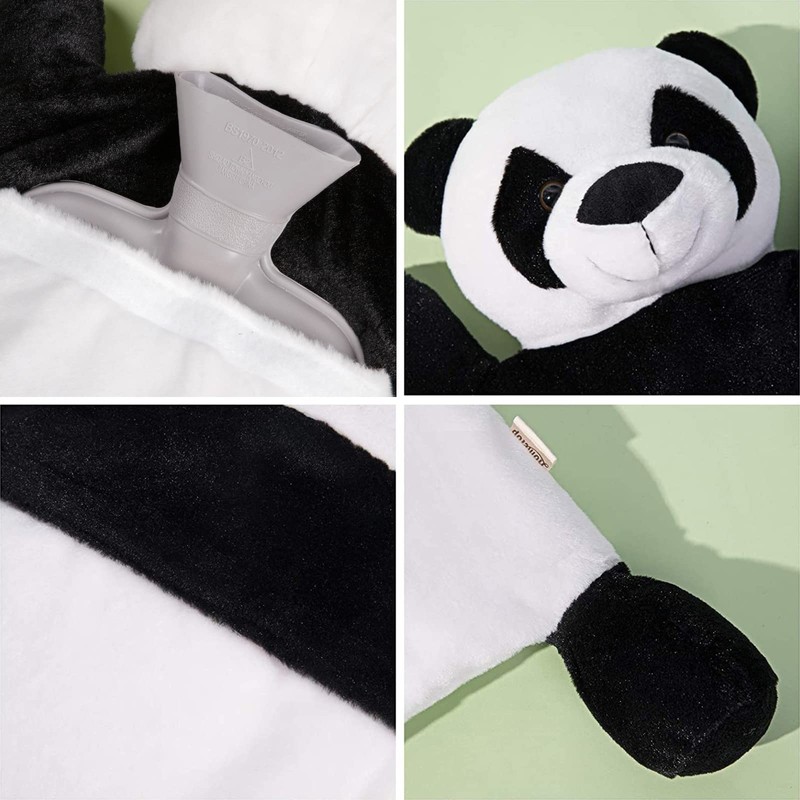 HomeTop Premium Adorable Rubber Hot or Cold Water Bottle with