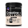 GN Creatine + Bovine Collagen Peptides Powder, Unflavoured, 2 Pack