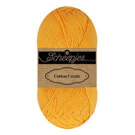 Scheepjes Cotton Create 50g Yarn - 714 Fix, Yellow