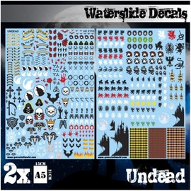 Greenstuff World Waterslide Decal Undead Model Decal GSWD-2115 Green,Green