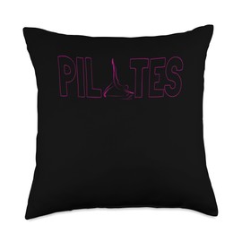 Cute Pilates Reformer Pilates Reformed Pink wine Throw Pillow