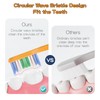 Lonlown Medium Toothbrushes for Adults Whitening Toothbrush with Spiral Tooth