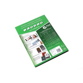 Rillstab Original Display Book (40 Transparent/Clear Pockets) | A4 Front Page Ring Binder Portfolio & Project Presentation Folder for Meetings & Conferences| Poly Clear Pocket Folder | Black | 99444