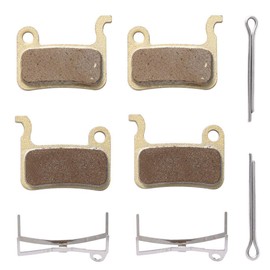 2 Pairs Disc Brake Pads for Shimano Deore XT M765 M775 M776 XTR M965 M966 M975 LX M585 T665 SLX M665 M535 M595 M596 Hone M601 S500 S501 Saint M800 M545 R505 T605 (Resin,Semi-metallic,Sintered Metal)