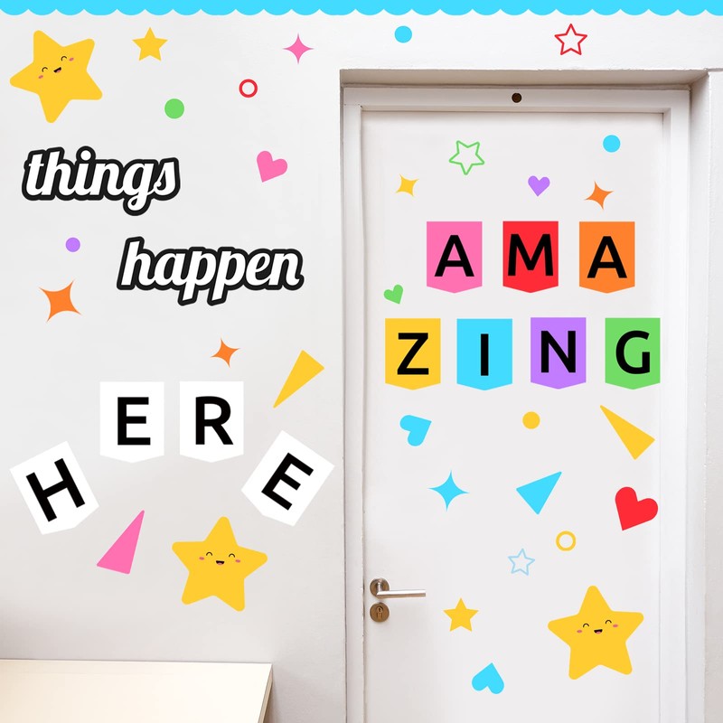 LioNergy Classroon Bulletin Board Decoration Set Welcome Bulletin Board Wall