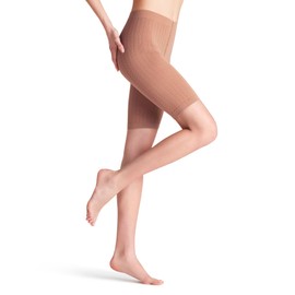 FALKE Women's Cellulite Control 80 DEN W PA Opaque Against Water Retention 1 Pair Thigh Shapewear, Skin colour (Powder 4069), S-M