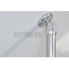 Inclined Wall Mount Ø27mm Shower Curtain Rod Adapter For Universal