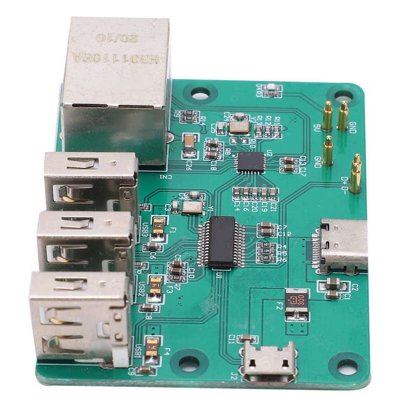 HUB Expansion Board Integrated USB to Ethernet Accessories for Raspberry