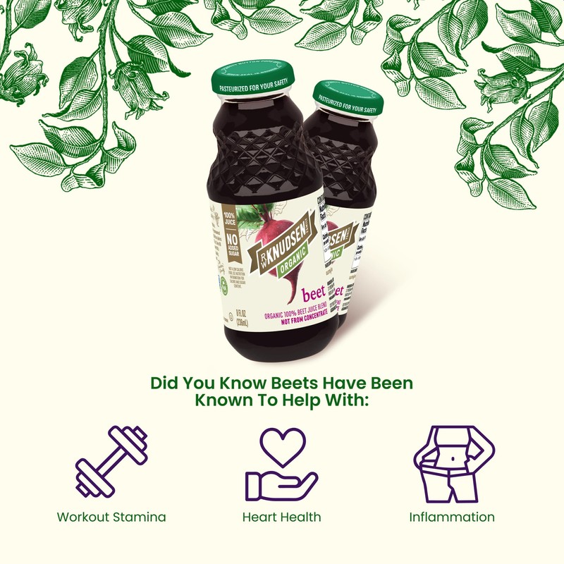 R.W. Knudsen Organic Beet Juice, 8 fl oz (12 Pack)