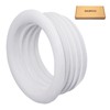 SKIR'CO Pack of 2 White 50 x 40 mm Rubber
