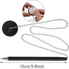Outus 6 Pcs Clipboard Pens with Chain Reception Counter Security