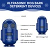 XIXVA 15-30kHz Adjustable Dog Bark Deterrent Devices with IPX5 Waterproof,