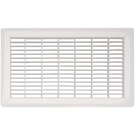 Imperial RG0689 12 x 12-Inch Heavy Gauge Steel Floor Return Air Grille, White