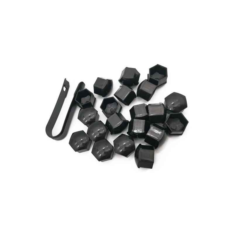 QPINGH 20PCS Car Wheel Nut Caps, 21mm Universal Lug Nut