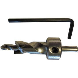 1/2" x 2" Depth w/ 1/4" Pilot. Combo Drill Bit, for Install of Hurricane Sidewalk Bolts,